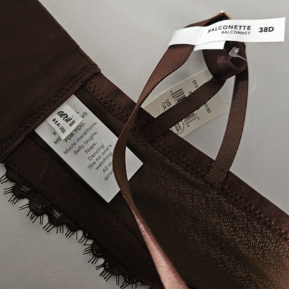 Aerie Chocolate Lace Bra - Picture 6 of 7